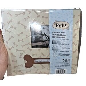 MBI Pet Scrapbook Album 20 Pages Each / 8" X 8" Pages--NEW